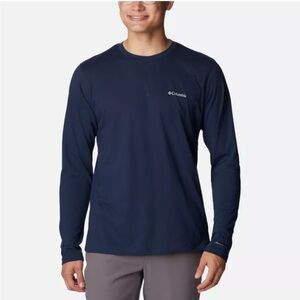 Columbia Men's Deep Blue Long Sleeve Shirt